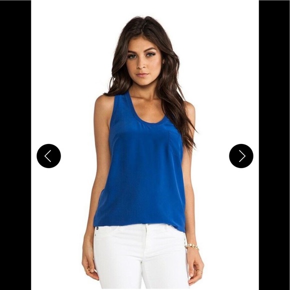 Joie Women's Alicia Silk Pocket Tank Top